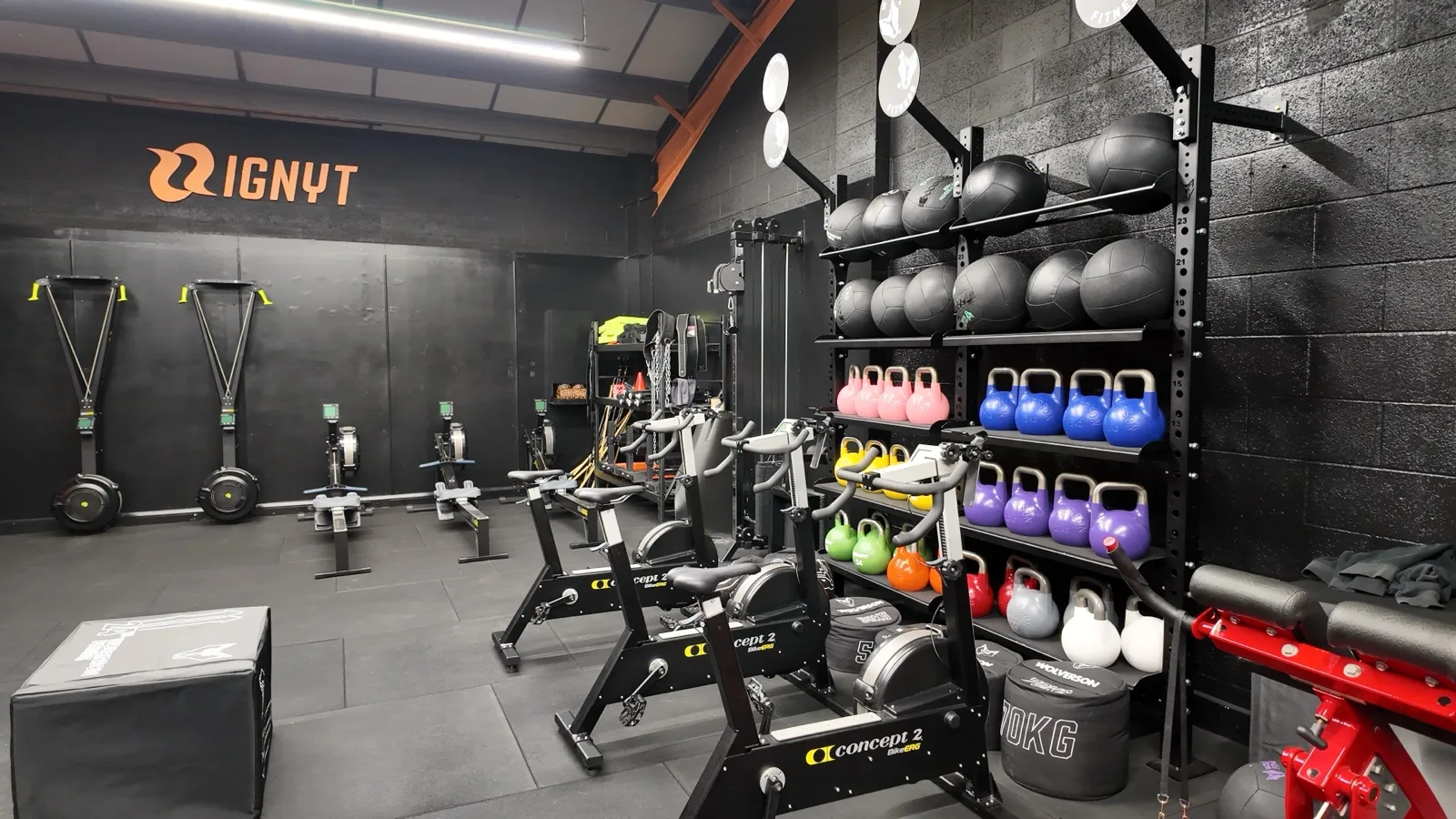 IGNYT Fitness gym — kettlebells and wall balls, Haverhill