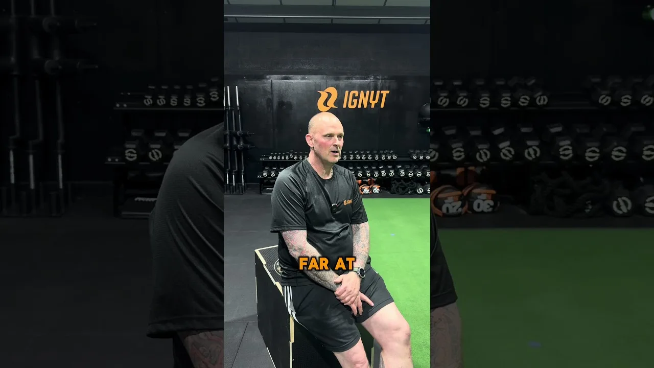 Lee at IGNYT Fitness, who lost 20 kg and dropped 12.5% body fat.