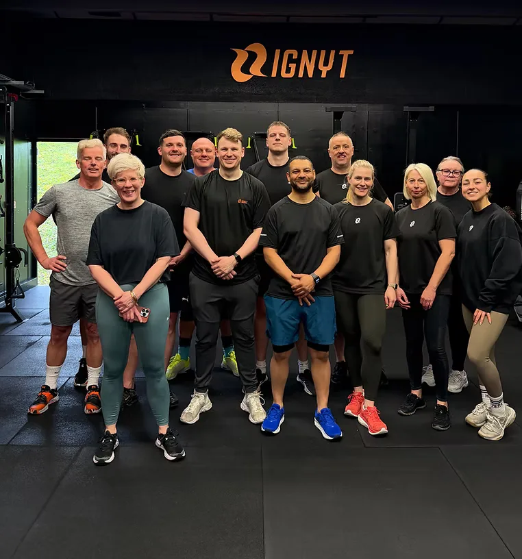 The IGNYT Fitness community celebrating a training session in Haverhill