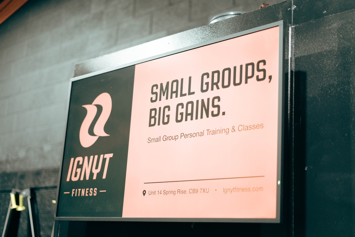 IGNYT Fitness member tracking genuine progress in the gym